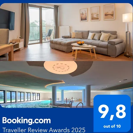 Pinea Sky Premium Z Widokiem Na Morze Ze I Basenem Przy Plazy Apartment *